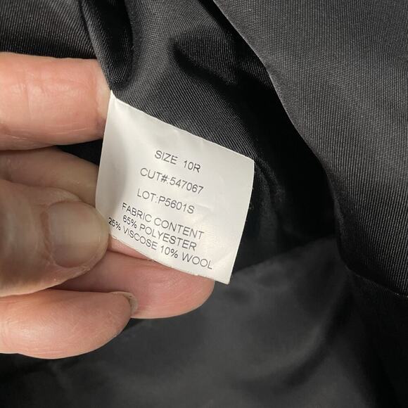 RJ Classics Essential Collection Dressage Show Coat Women 10R Black Equestrian - Picture 14 of 14